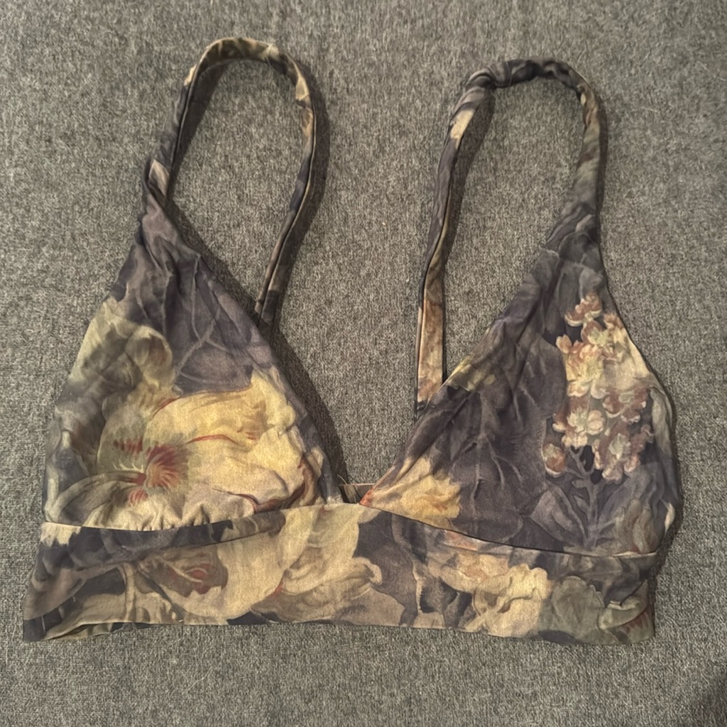 Boys + Arrows Phil Bikini Top In Everglade - Large